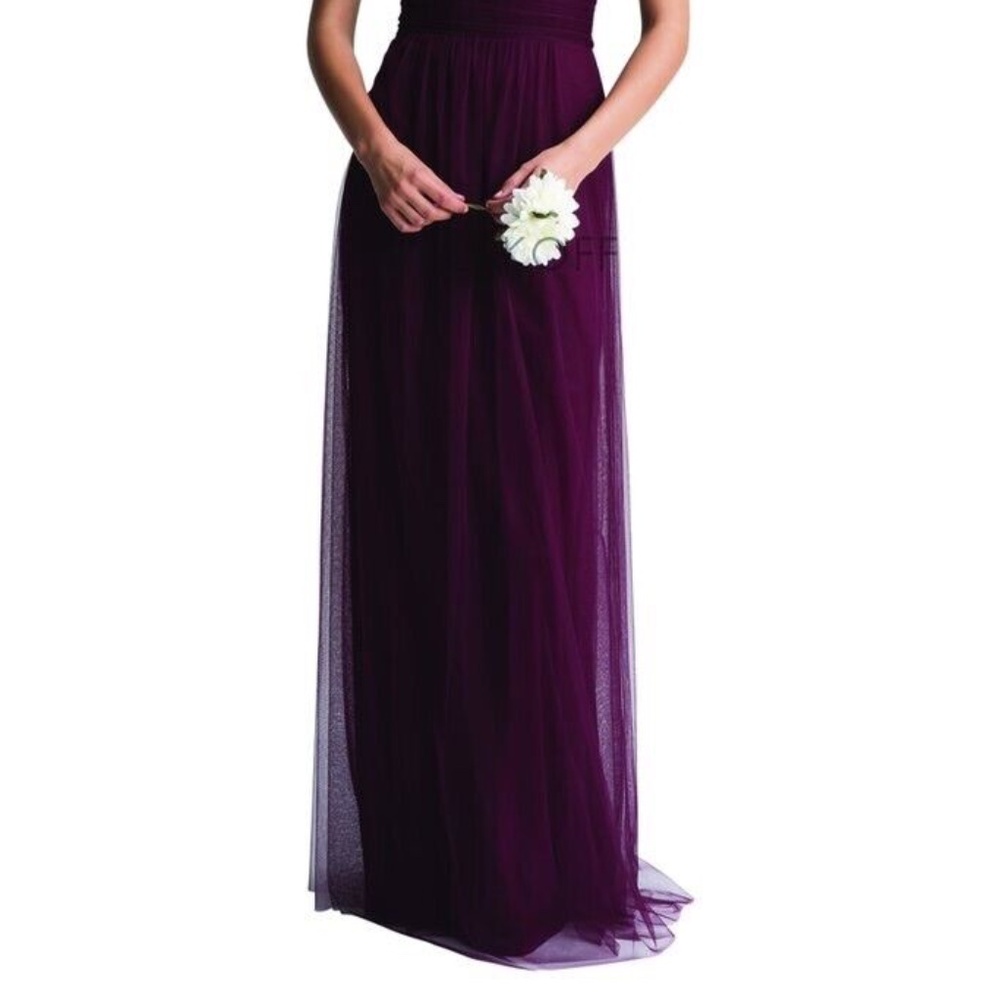 Bill Levkoff bridesmaid dress in wine size 4. - Picture 2 of 5